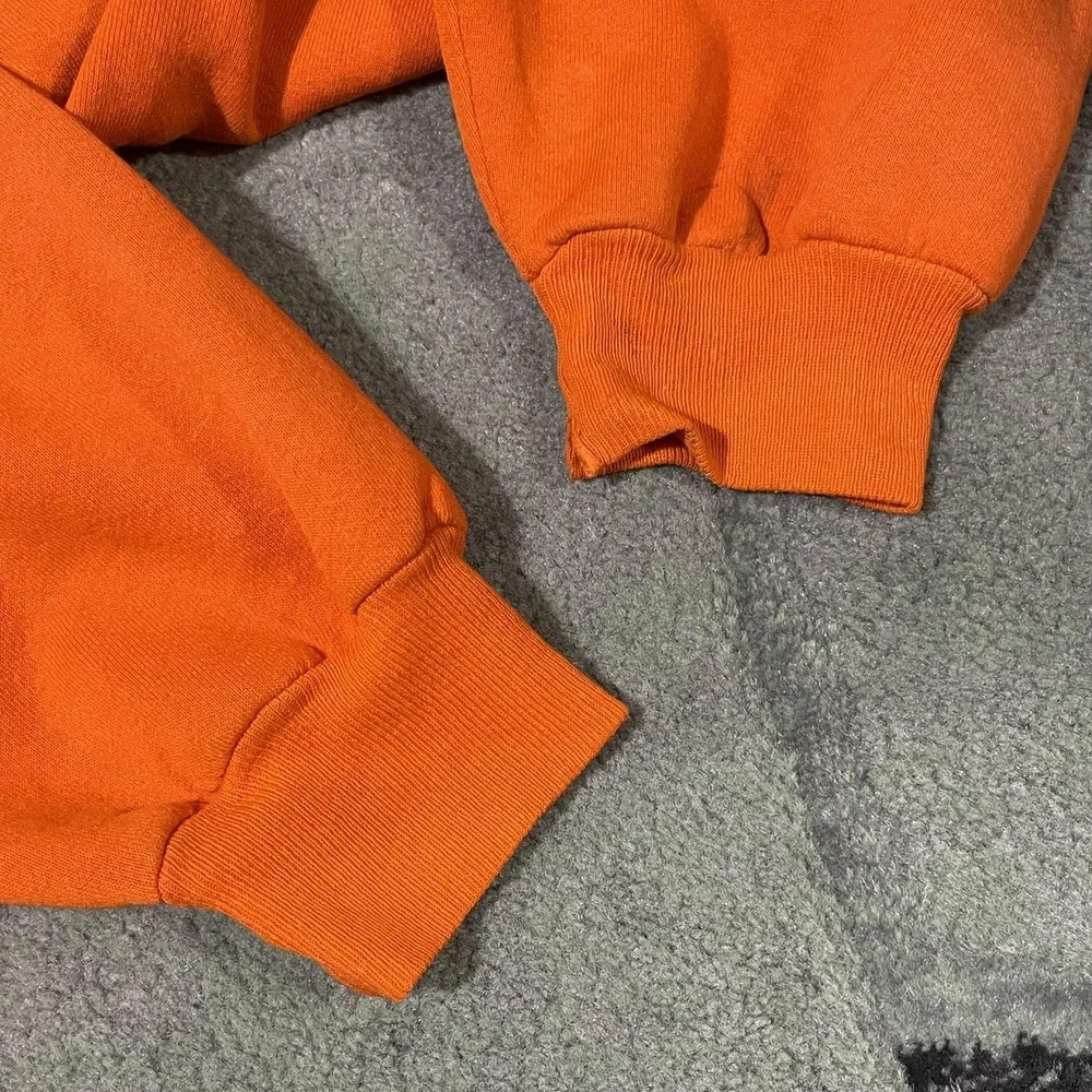 Bowling Green University Sweater Men XL Orange Russell Athletic NCAA Box Fit USA